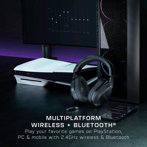 Stealth 600 Wireless Multiplatform Gaming Headset For PS5 PS4 PC And Mobile With Bluetooth Switching, 80 Hour Battery