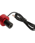 Red electronic eyepiece camera for telescopes with USB 2.0 and 1920x1080 HD video super crisp lunar imaging, cable attached.