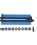 Pro Grade Manual Bead Roller With Six Dies Set For Sheet Metal Fabrication, Handles One Sixteenth To One Quarter Inch Step And One Quarter