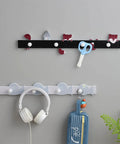 Wall Mounted Rustic Wood Coat Rack With Dope Key Storage Hooks Keeps Your Gear Neat Solid Wall Organizers For Coats Hats Towels