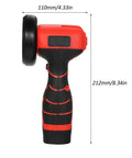 Cordless Angle Grinder 7000 RPM With 16.8V Battery And 76mm Wheels Handled Like A Dream for cutting and grinding.
