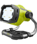 Hybrid LED Work Light With Color Range 2700K To 5000K, 18V One Plus Compatible, durable aluminum body on rotating stand