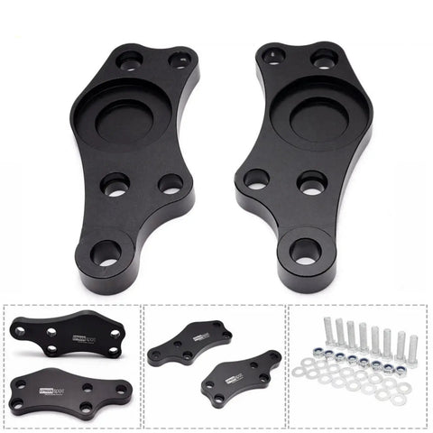 Turn Angle Adapters Steering Lock Kit For Drift Enthusiasts, Aluminum T6061 Steering Lock Adapters Add 25 Percent More Lock Angle