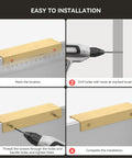 Installation steps for Slick Brushed Brass Finger Pulls For Kitchen Cabinets 10 Pack 10 Inch Center Heavy Duty Aluminum Handle.