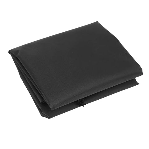 Kickass Weatherproof EV Charger Cover With Tough Rainproof Shield For Outdoor Electric Vehicle Wall Socket, folded black shield.