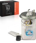 Top Tier Electric Fuel Pump Module Assembly Replacement For Kia Spectra And Spectra5 Gas Engines, detailed view with float and wiring.