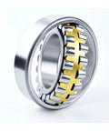 Straight Up Heavy Duty Self Aligning Spherical Roller Bearing With A Proper 160 mm Bore Size For Smooth Operation And Serious Load Capacity Built Beefy For Factory Machines And Daily Grind showing the bearing's rugged design and gold rollers.