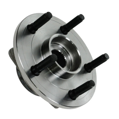Front Left And Right Wheel Bearing Hub Assembly Set Two Piece Built Tough As Nails To Roll Smooth Like Butter Straight Up Premium Parts, detailed view of a hub assembly.