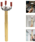 Heavy Duty Aluminum Smoke Sensor Removal Tool Ladder Free Ceiling Install Kit for quick smoke detector maintenance.