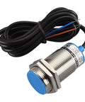 Ultra Reliable Shielded M30 Capacitive Proximity Sensor Switch LJC30A3 10 Z AY with cable, 3 wire, metal body.