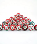 Dope Red Ceramic Drawer Knobs Set Of 10 Handcrafted Cabinet Handles That Kick Up Your Kitchen Cupboards Dressers Wardrobes Or Furniture Makeovers With Killer Texture And Super Tight Quality, various designs displayed.
