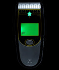 Domary 7 in 1 Wall Stud Finder Detector for Precision Metal and Live Wire showing digital display and depth settings.