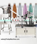 Pro Grade Automatic Liquid Filling Machine For Detergent Shampoo And Cosmetic Lotion Bottles Built Tough handles bottles 100ml to 1L.
