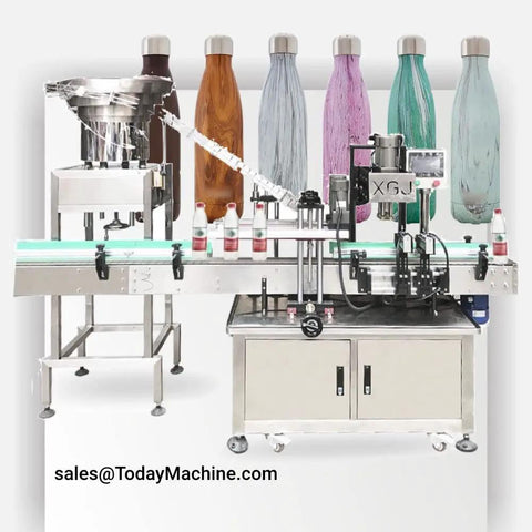 Pro Grade Automatic Liquid Filling Machine For Detergent Shampoo And Cosmetic Lotion Bottles Built Tough handles bottles 100ml to 1L.