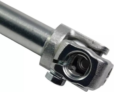 Sturdy Lower Intermediate Steering Shaft With U Joint Coupler showing metal components for 2009-2014 Ford F150 and 2007-2014 Expedition.
