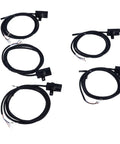Top view of 5 Piece Photoelectric Switch Sensor Set with U Shaped Slot for accurate detection and flexible positioning.