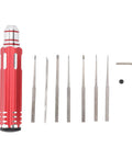 Straight Up Reliable Tungsten Steel Model Scriber With Seven Ultra Fine Blades For Slick Line Cutting Scale Kits Bonsai Trimming And Hella Detailed Hobby Crafts, red aluminum frame with ultra thin steel blades.
