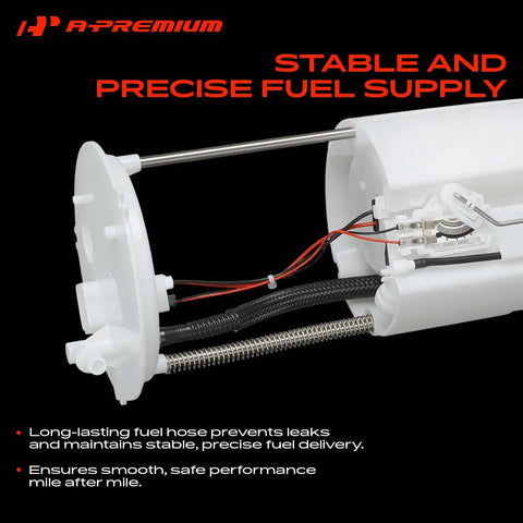 Direct Replacement Electric Fuel Pump Module Assembly For Mazda CX7 2 3L, showing hose and connectors for reliable fuel delivery.