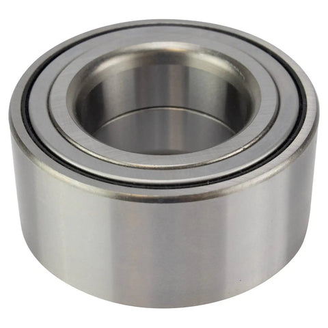 Front Wheel Bearing And Hub Assembly With Abs Sensor left right side pair, metal bearing close-up for automotive use.