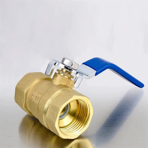 Heavy Duty Brass Ball Valve With Dead Simple Lever Handle For Copper Plumbing Tap And Water Air Gas Lines Knockout Quick Connect