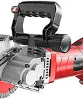 110V Electric Wall Chaser With Laser Guide And Dust Resistant Build, Groove Cutter Kit Including Five 5 Inch Blades for cutting