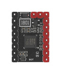 Next Level TMC2240 Stepper Motor Driver With Cooling Heatsink Badass Silent 36V 2.1A Dual Pack circuit board with components.