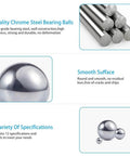 100PCS 1/2" Inch Diameter Hardened Chrome Solid Steel Bearing Balls(12.7mm) with smooth surface and variety of sizes