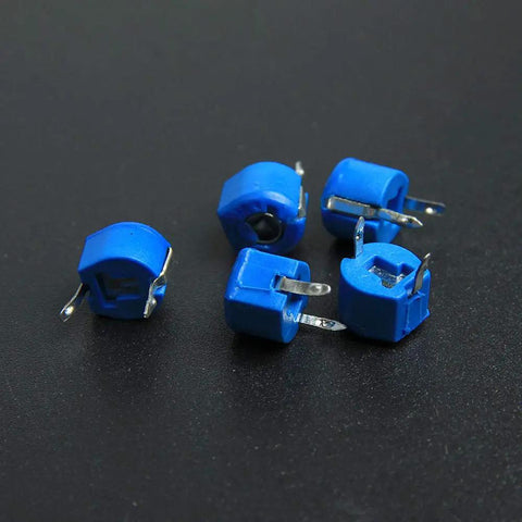 Awesome 45 Piece 6Mm Trimmer Capacitor Kit Featuring Nine Separate Values For Quick Radio Circuit Adjustments And Totally Hassle Free Weekend DIY Repair, blue trimmer capacitors.