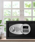 Hidden Safe Box With Sensor Light And Digital Lock No Fuss Quick-Access Safe For Home And Office Wall Or Cabinet Mounted 0.4 Cubic Feet discreetly placed by a window