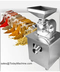 Heavy Duty Semi Automatic Grain Mill Grinder For Chili Pulverizing And Spice Powder Grinding Machine Dry Herbal Grinding With Stainless Steel Build