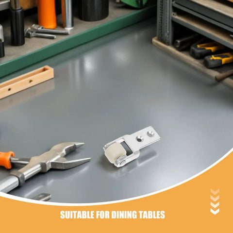 Heavy Duty Nylon Slider Replacement Kit Features Five Precision Track Rollers For Seamless Cabinet Window Door Gliding And Rock Solid No Sweat Home Repair Upgrades Today on a workbench with tools.