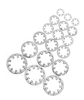 Stainless Steel Internal Tooth Locking Washers Set 300 Pcs Heavy Duty Workhorse Star Shaped Lock Washers in various sizes