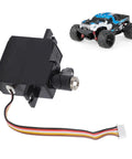 Premium Five Wire RC Servo For One Eight Scale Remote Control Models, close-up view of servo with connector, smooth handling upgrade.
