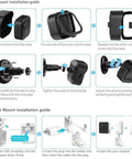 Installation guide for Outdoor Camera Mount Kit Three Pack Weatherproof Protective Housing And 360 Degree Adjustable Bracket Black