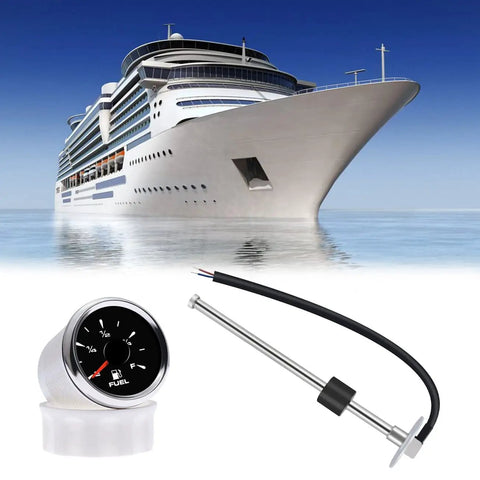 Heavy Duty Stainless Steel Fuel Sending Unit For Cars Trucks And Boat Tanks With 240 To 33 Ohm Gauge Reading And Ten Inch Stem
