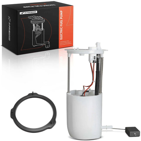 Direct Replacement Electric Fuel Pump Module Assembly For Mazda CX7 2 3L Sport Utility shown with seal ring and packaging.