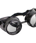 Badass Cup Type C Frame Welding and Laser Enhancing Safety Goggles with UV IR Green Lenses Adjustable Nose Pads and Rugged Pouch view from side