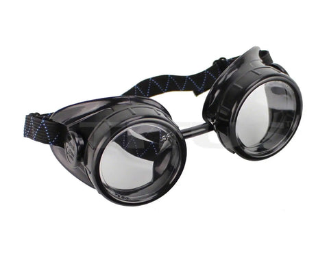 Badass Cup Type C Frame Welding and Laser Enhancing Safety Goggles with UV IR Green Lenses Adjustable Nose Pads and Rugged Pouch view from side