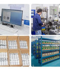 Product manufacturing process with 10 Pack 6304 2RS Deep Groove Ball Bearings 20x52x15mm Chrome Steel Double Shielded.