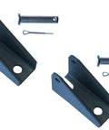 Two Piece Heavy Duty 12 Volt Linear Actuators With 225 Pound Push Pull Capacity Plus AC To DC Power Supply, mounting brackets included.
