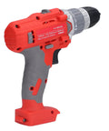 All Day Hassle Free Cordless Drill Driver With Dual Mode Switch Twenty Five Position Clutch High Torque Two Speed Gearbox Easy Grip Power Tool For Home Projects, close-up view.