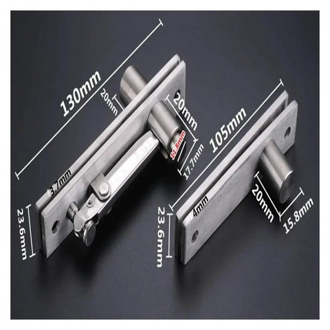 Bulk Pack 20 Sets Stainless Steel Pivot Hinges Heavy Duty Rotating Shaft dimensions for rustic wood doors and Murphy beds