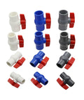 Full Port Pvc Ball Valve With Red T Handle And Slip Ends Offers Knockout Durability For Your No Sweat Backyard Oasis Setup Fits 20 25 32 40 Mm Pipes For Greenhouses Yards And Diy Irrigation Projects Boasts Fast Solvent Install.