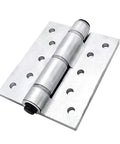 Heavy Duty Industrial Refrigeration And Commercial Oven Door Hinge Rock Solid Steel Casting Built Tough for truck trailer use, silver finish.