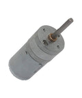 Rock Solid Dc Geared Motor Handling Heavy Lifting With Ease While Delivering Steady Torque showing a metallic casing and 4mm shaft.