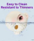 Tough As Nails Abs Like 3D Printer Resin Engineered For Bjd Dolls And Articulated Figures With Heavy Duty Wear Protection To Keep Joints Snug And Crisp In Cinnamon submerged in water, displaying detail and eye features.