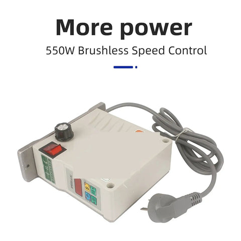 Heavy Duty Industrial Belt Sanding Machine With Roomy Workbench For Knockout Polish And Quick Sharpening Rugged 762X25mm control panel with 550W brushless speed control.