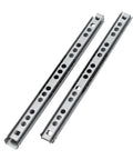 Top Shelf Two Pack Kitchen Cupboard Drawer Slides Bringing Dime Right Full Extension Metal Guide Rail, 13 inch steel rails