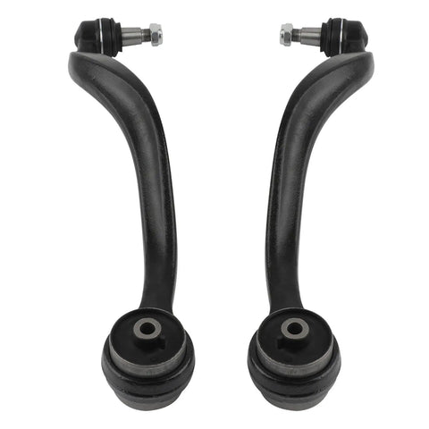 14 Piece Front Suspension Replacement Kit For Ford Fusion And Mercury Milan featuring two black control arms with ball joints.