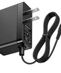 Durable Top Shelf Replacement Power Adapter Charger For Moultrie Mobile Edge And Solar X Pro Cellular Trail Cameras showing black wall charger and cable.